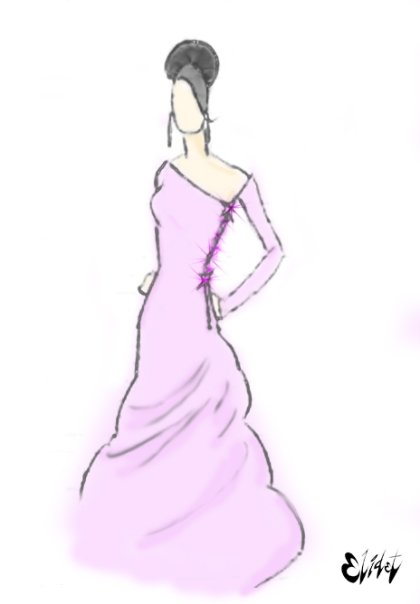 The Pink Wedding Gown Originally wedding dresses were not white 